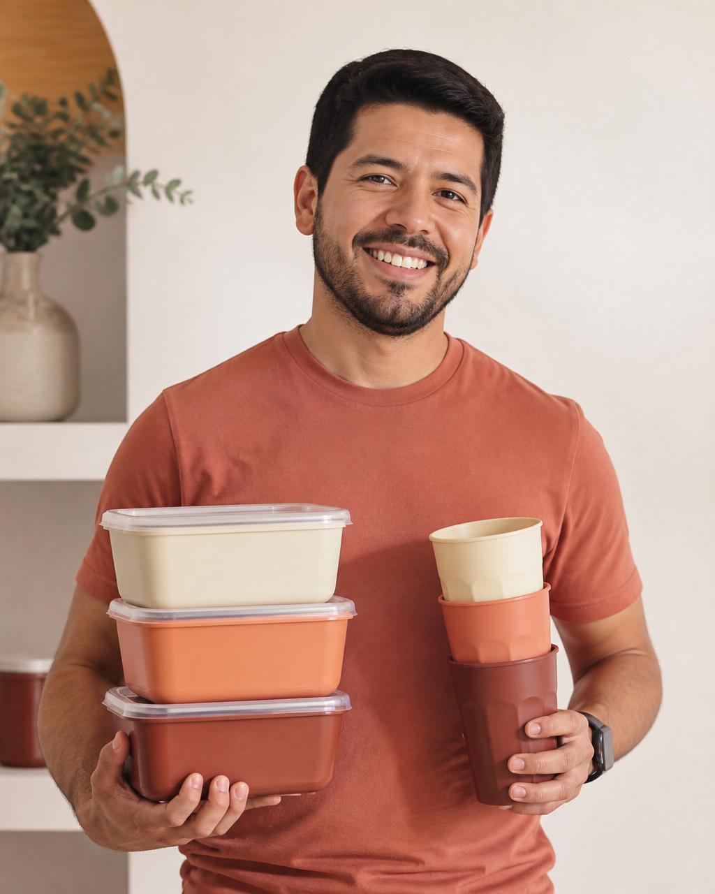 Cliente comprando productos Punto Hogar por menudeo